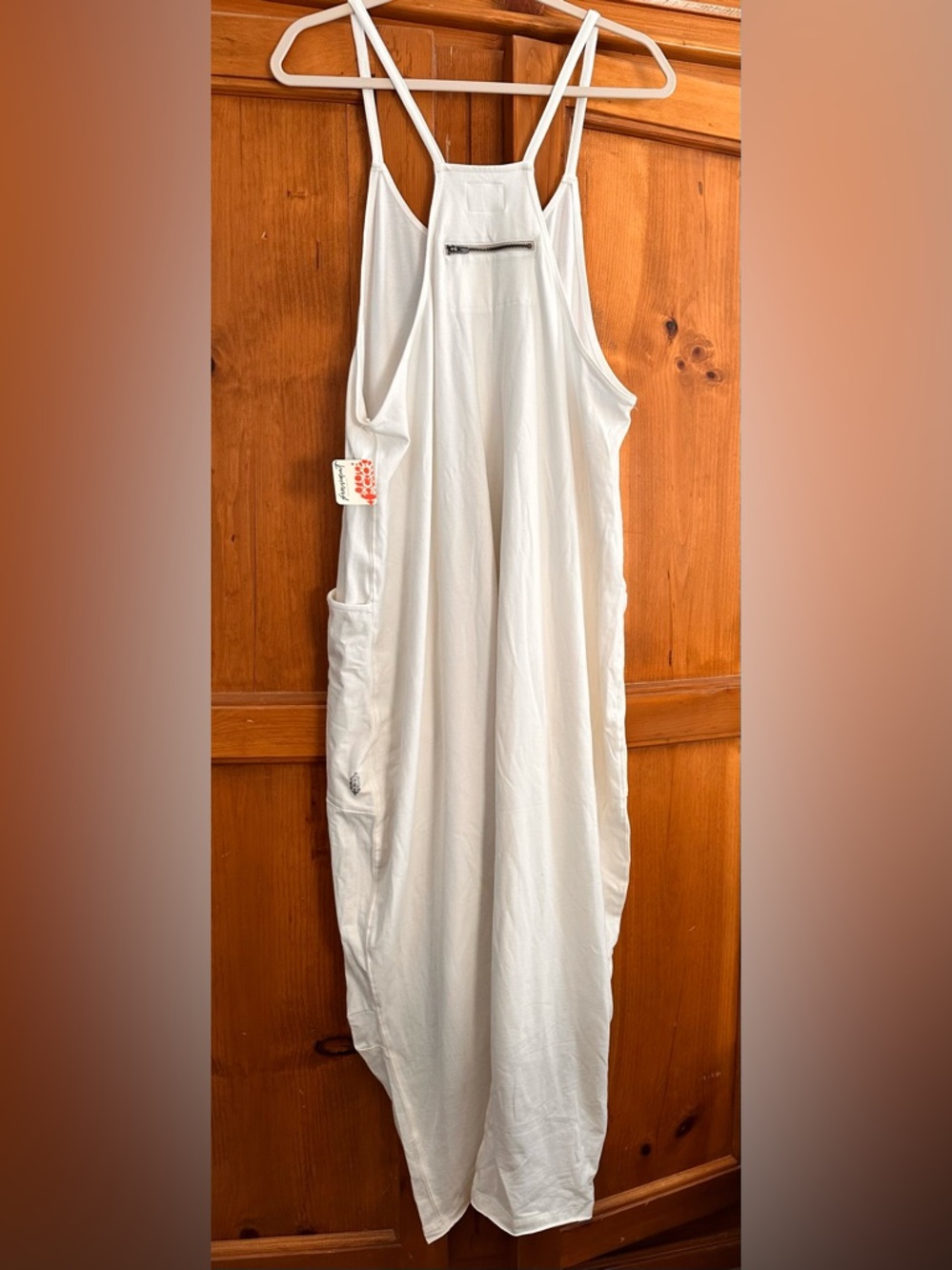 NWT! Free People FP Movement Hot Shot Onesie in Painted White - Picture 4 of 8
